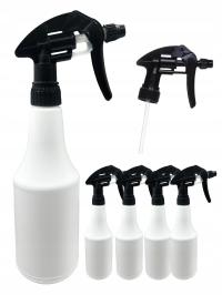 5× Work Stuff Pusta butelka 1L z miarką + atomizer