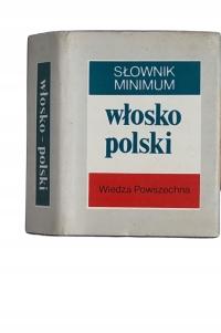 Anna Jedlińska - Słownik minimum włosko-polski