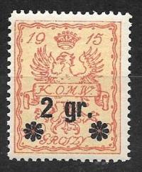 $$1916 POCZTY SAMORZĄDOWE - WARSZAWA Fi 9**