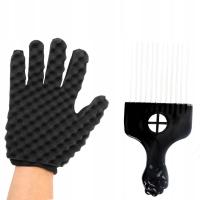 Barber Shop Men Hair Braider Twist Sponge Gloves A