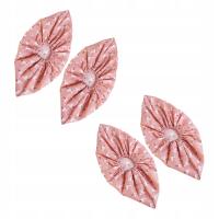 2PARY RÓŻOWE ANTYPOŚLIZGOWE ZMYWALNE ODDYCHAJĄCE BUTY POKRYWA OCHRANIACZ