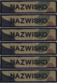 Военный тезка значок имя ID для камуфляжной формы США-22 x 6