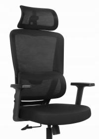 Ткань КАБРО К506 офисного кресла материальная черная