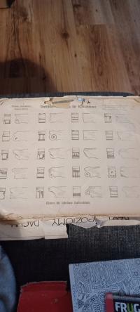 85 шт. столы архитектурные мотивы, мебель кон XIX-нач. ХХ в.