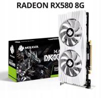 MOUGOL AMD Radeon RX580 8G karta graficzna GDDR5 pamięć karta do gier wideo