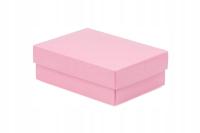 Коробка прокатанная 140кс100кс47мм розовая декоративная