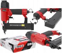 YATO ПНЕВМАТИЧЕСКИЙ СТЕПЛЕР ДЛЯ ОБИВКИ НОГТЕЙ И СКОБ 16-40 ММ