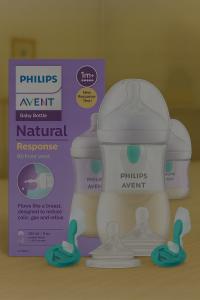 AVENT ZESTAW STARTOWY BUTELEK NATURAL RESPONSE – 260 & 125 ML Z WKŁADKĄ +