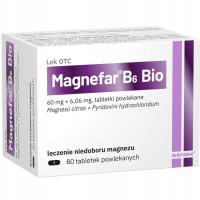 Magnefar B6 Bio magnez lek cytrynian 60x