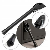 PODPÓRKA STOPKA DO DRZWI BRAM GARAŻOWA 15cm CZARNA