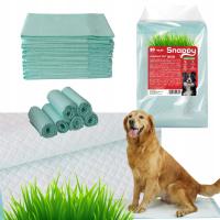 PODKŁADY HIGIENICZNE O ZAPACHU TRAWY DLA PSA DO NAUKI SIKANIA 60x60cm 50szt
