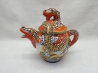 SATSUMA IMBRYK CZAJNIK KUTANI JAPONIA MOTYW ORIENTALNY 1-4044