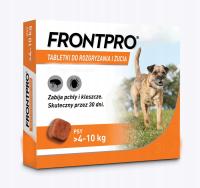 Frontpro Tabletka 1 sztuka dla psa smakowa na pchły i kleszcze 4-10 kg