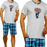 Męska piżama męska krótki rękaw