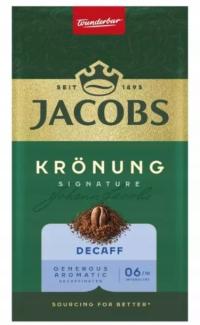 Jacobs Kronung decaff без кофеина 250 г молотого