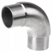 Kolanko nierdzewne Fi 48 do wklejenia Satyna 304 INOX NIERDZEWNA balustrada