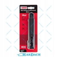 Nóż łamany Professional Black 18 mm