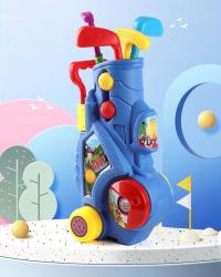 ZESTAW DO GRY W MINI GOLFA ZESTAW PREZENT DLA DZIECI ZABAWKA OGRODOWA 3+