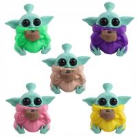 Bongo silikonowe Baby Yoda Różowy