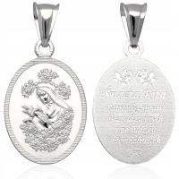 Медальон Святой Риты Серебряный pr.925