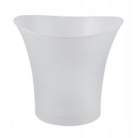 LED Okrągłe Wiaderko Na Lód Szampan Wino Uchwyt Na Piwo Cooler Boże Narodzenie KTV Niebieski