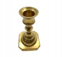 ŚWIECZNIK Z MOSIĄDZU WYS 10 CM