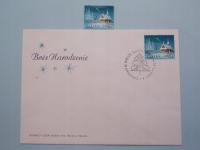 FDC z Fi 3268+czysty znaczek Boże Narodzenie z 1992 z serii Święta w Polsce