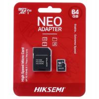 Karta pamięci microSDXC HIKSEMI NEO HS-TF-C1STD 64GB 92/30 MB/s Class 10 U1