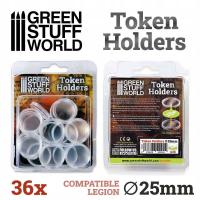 GREEN STUFF WORLD Token Holders 25mm / Kapsułki na żetony