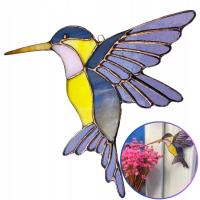 Колибри птица ремесла витражное украшение для дома