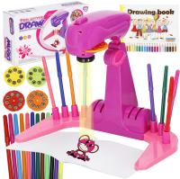 PROJEKTOR RZUTNIK DO NAUKI RYSOWANIA ZE SLAJDAMI MAZAKI 32 NOTES DLA DZIECI