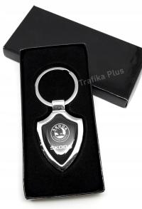 EXTRA BRELOK SAMOCHODOWY SKODA METAL W PUDEŁKU NA PREZENT !!!