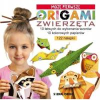nauka origami dla dzieci z naklejkami ZWIERZĘTA OPIS