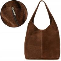 Женская кожаная сумка из замши, вместительный шоппер A4, классическая итальянская кожа