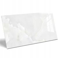 DUŻE PŁYTKI ŁAZIENKOWE PODŁOGOWE GRES ONYX HAWAI BIAŁY MARMUR 60x120 POŁYSK