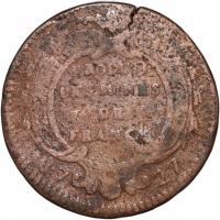 Francja 16 denierów 1727 Ludwik XV - kontramarka NP