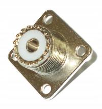 10× Gniazdo montażowe UC1 / SO-259 na panel