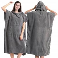ПОНЧО, ПОЛОТЕНЦЕ С КАПЮШОНОМ, НАКИДКА ДЛЯ ПЛАВАНИЯ, ХАЛАТ ДЛЯ СЕРФИНГА