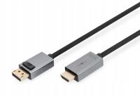 Digitus Kabel adapter DisplayPort - Hdmi 4K 30Hz