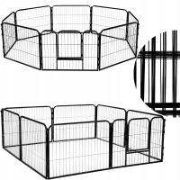 Клетка XL манеж для собаки кошки собаки сильный подиум металл большой 165X165X60 см