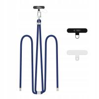 Smycz do telefonu tworzywo sztuczne niebieski