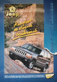 Jeep Grand Cherokee Katalog Prospekt dwustronny