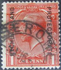 Bechuanaland kolonia brytyjska stary znaczek z nadrukiem (7/1