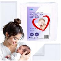 PODKŁADY HIGIENICZNE CHŁONNE GRUBE DLA DZIECI 60X60CM MIĘKKIE 40 SZTUK