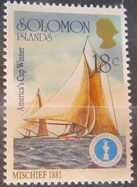Salomon Islands stary znaczek (7/6