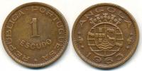 Angola Portugalska 1 Escudo - 1963r ... Monety