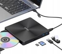 ORICO zewnętrzny napęd DVD,CD USB 3.0 Typ-C na karty SD/TF laptop komputer