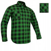 Рабочая рубашка фланелевая STRONG зеленая толстая R39
