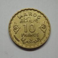 10 Francs, Maroko, 1952r. X55