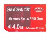 KARTA SanDisk MEMORY STICK Pro DUO 4 gb OKAZJA